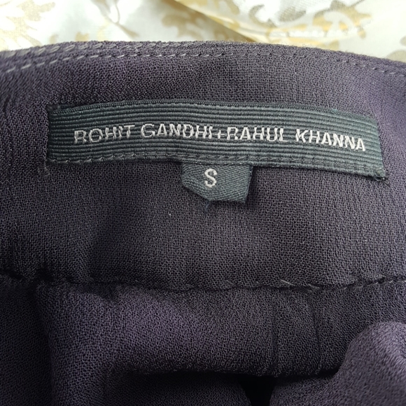 Anthropologie Rohit Rahul Khanna Sheer Broen Swing Crop Top (S) - Picture 8 of 9